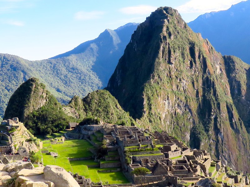 Machupicchu in the sunmer 